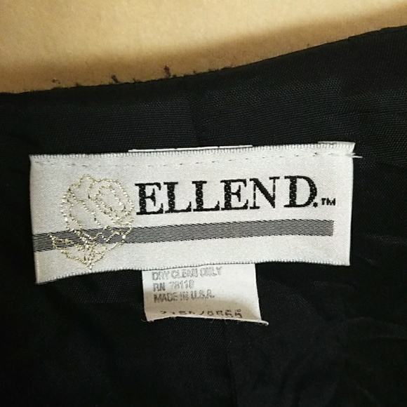 Vintage Ellen D Metallic Floral Jacket – Elegant Preowned, Size Medium - Picture 7 of 7